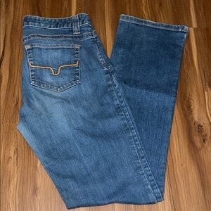 Kimes Ranch Blue Jeans with Orange Stitching